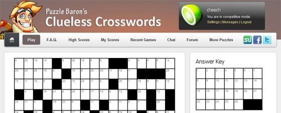 Clueless Crosswords Launched Puzzle Baron